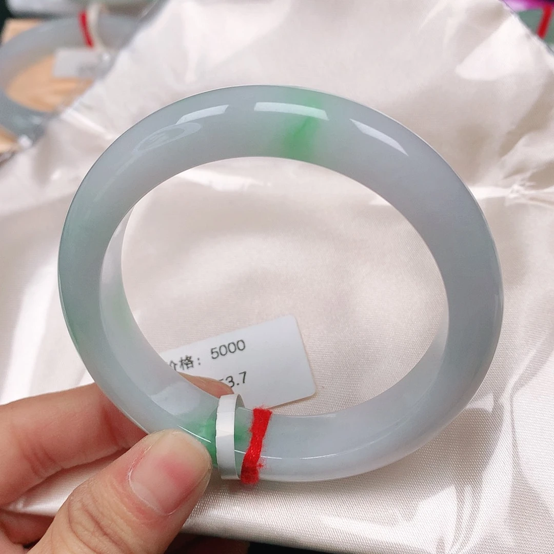 翡翠手镯未镶嵌天然翡翠手镯54