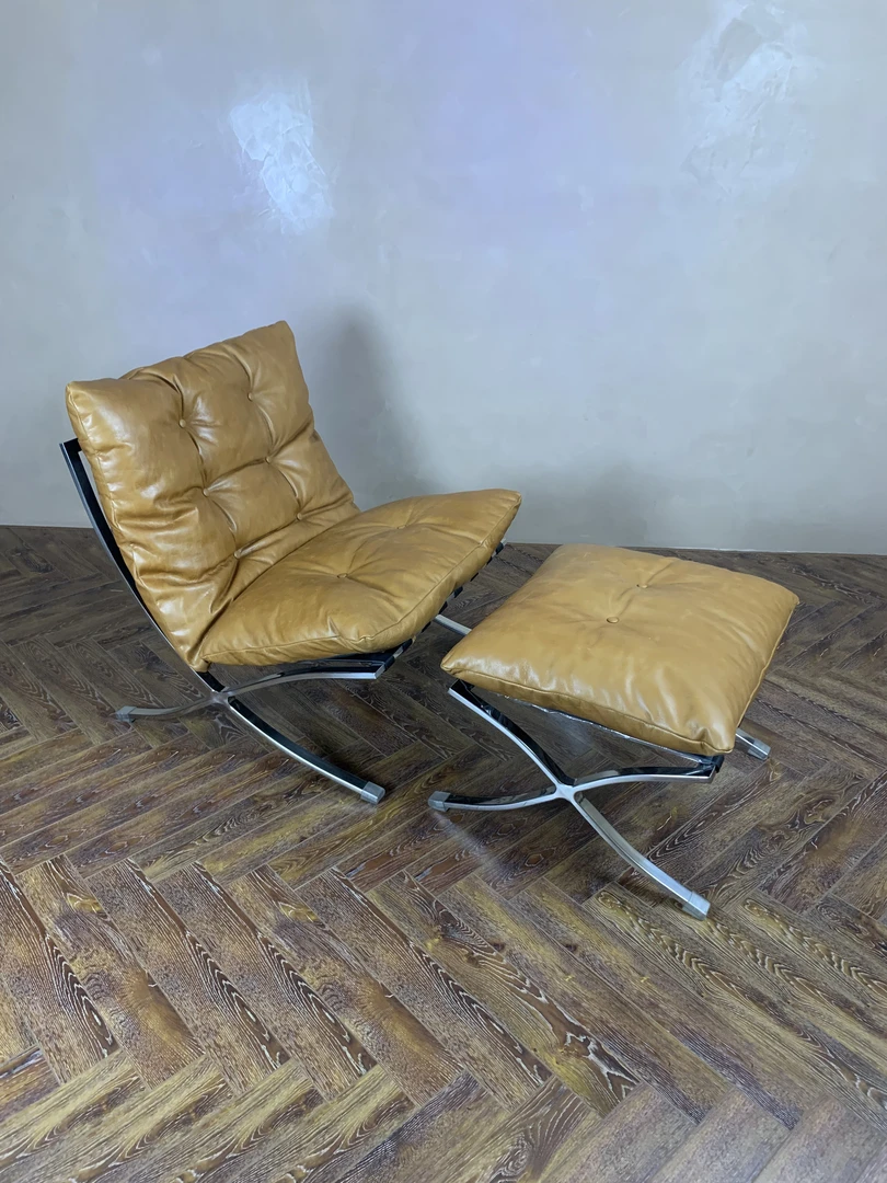 巴塞罗那椅 新版软包全真皮座椅家用创意单人椅轻奢定制