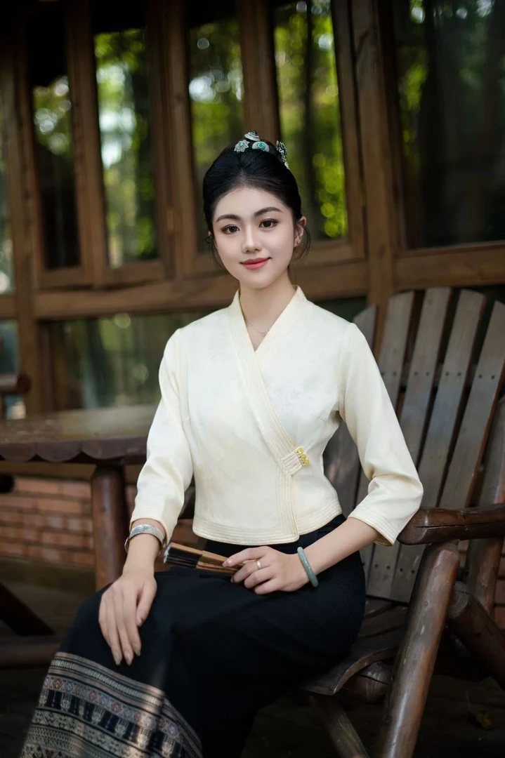 玉家人《曼洪》西双版纳民族服饰傣装穿搭气质女装 泼水节