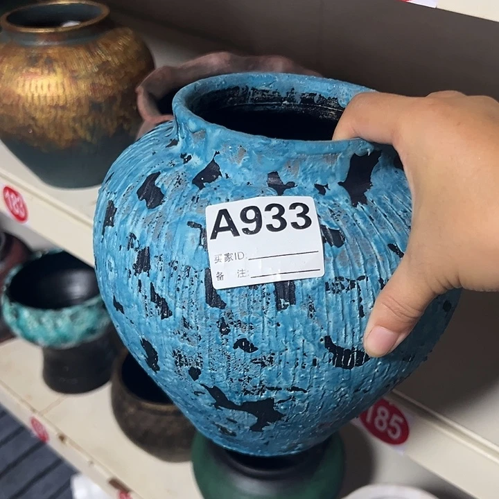 粗陶盆默认打孔高20口11