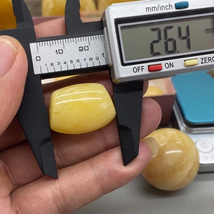 未镶嵌琥珀裸石马蹄珠