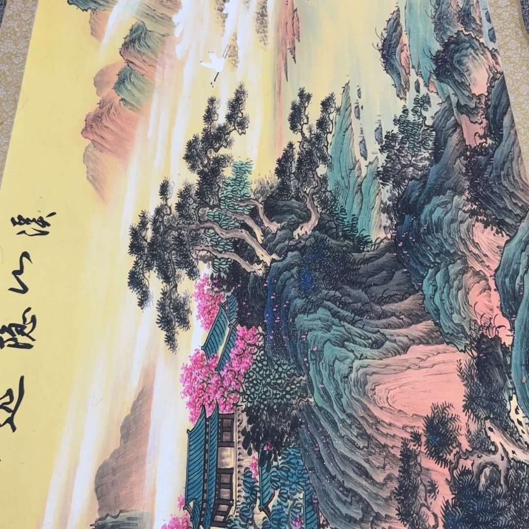 国画QC原创横山水作品！带证书！限购一单