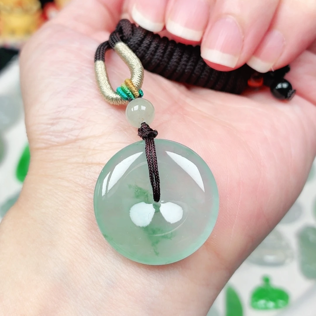 颈饰未镶嵌翡翠缅甸天然A货翡翠