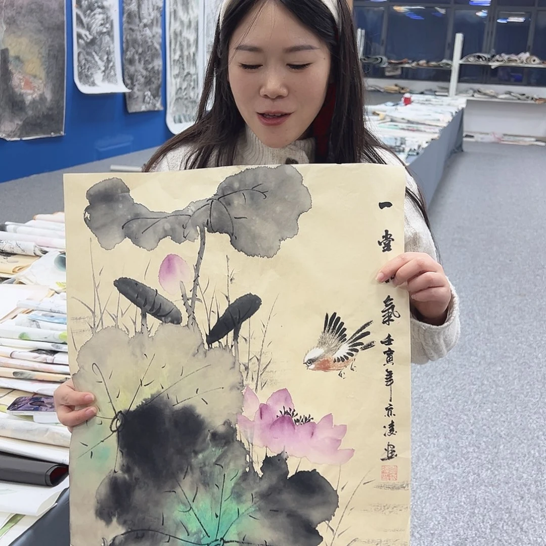 国画纯手绘字画教程分享