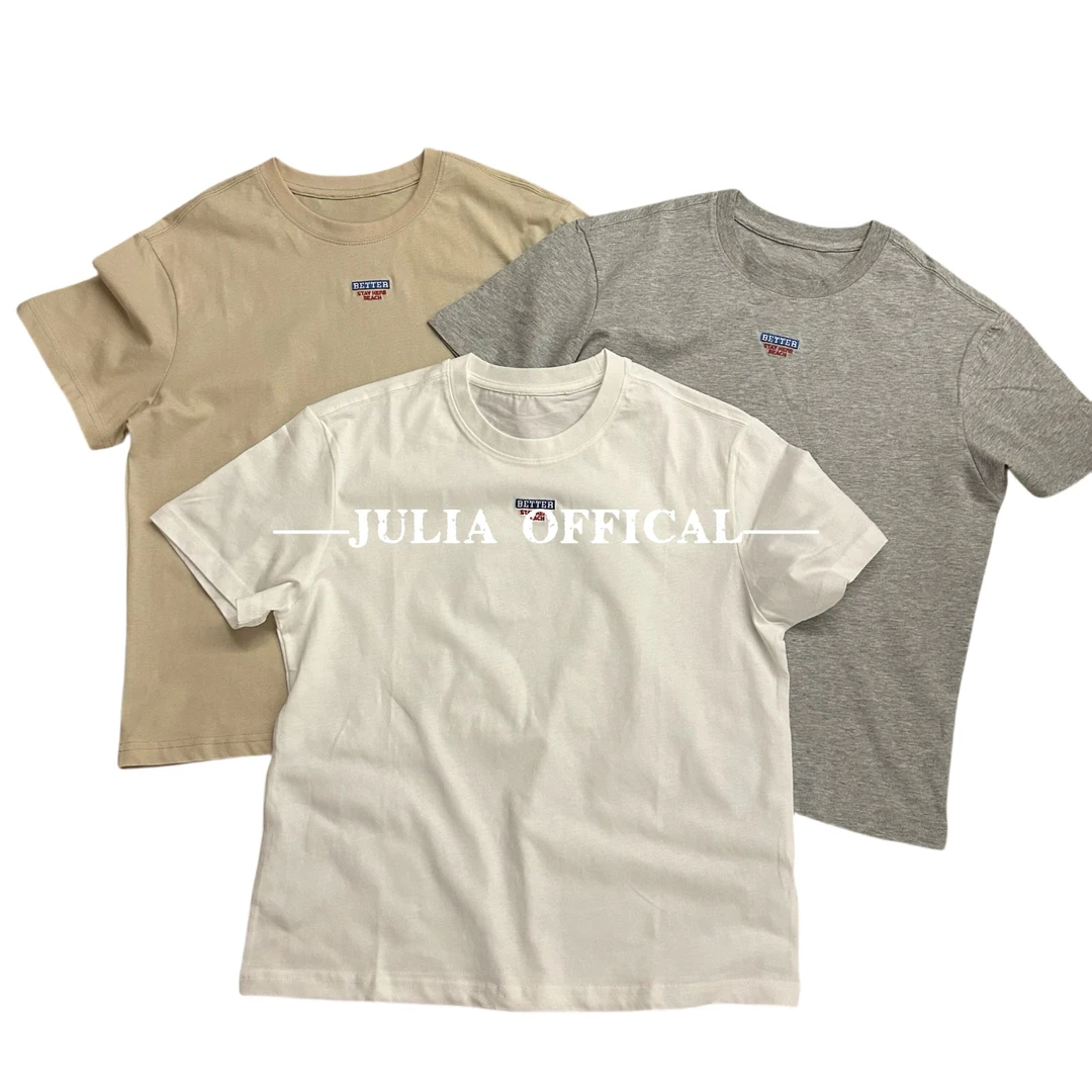 Julia姐姐】“BETTER”简约时尚短袖