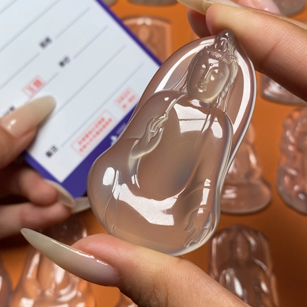 玛瑙/玉髓吊坠未镶嵌L***生