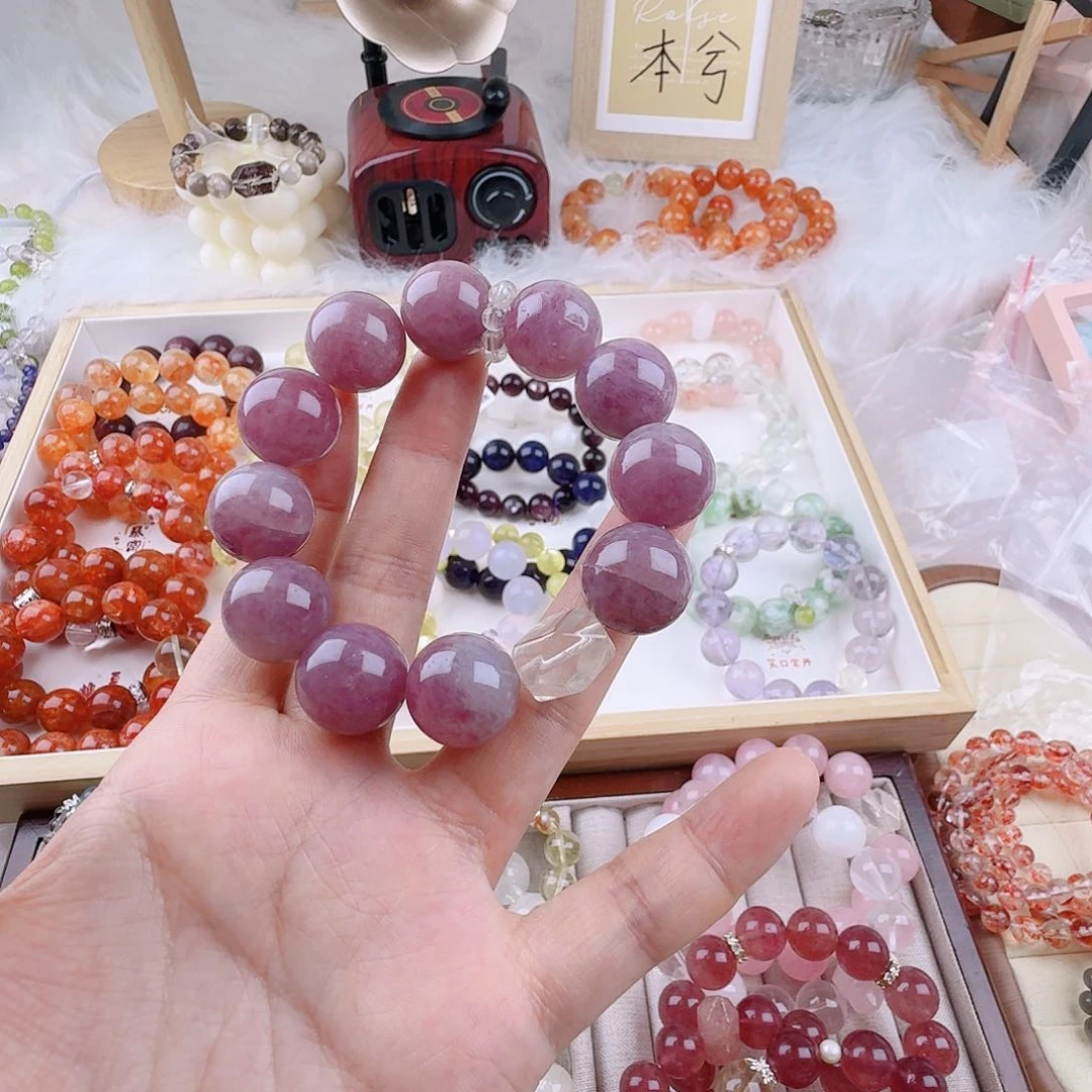 鼎***说烟晶手链银S925镶嵌