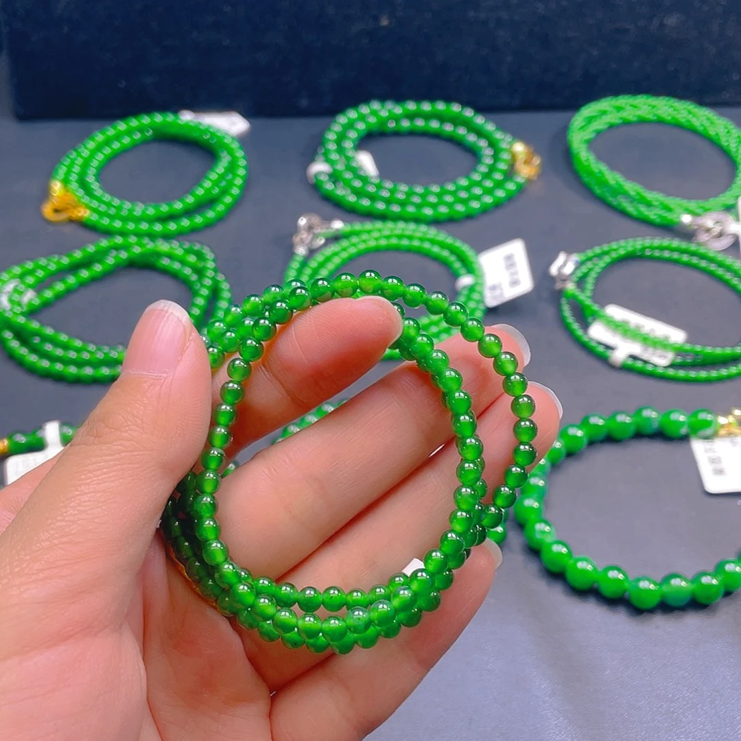 翡翠未镶嵌颈饰卡4