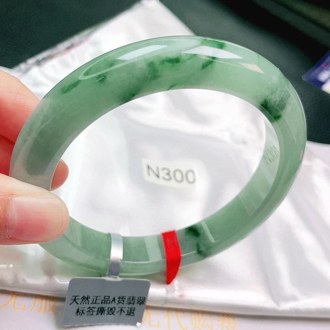 翡翠未镶嵌手镯缅甸天然a货翡翠手镯