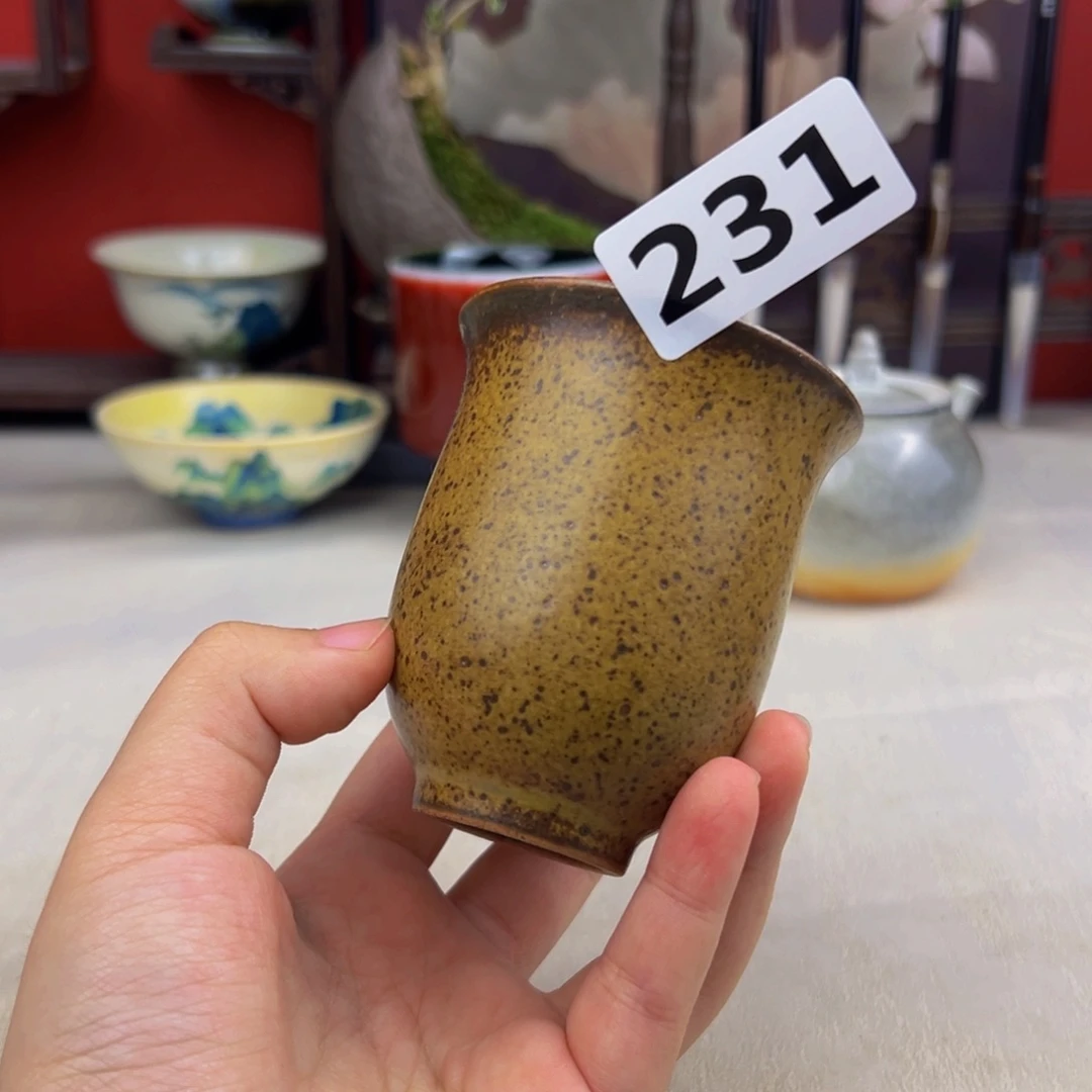 杯纯手工柴烧主人杯