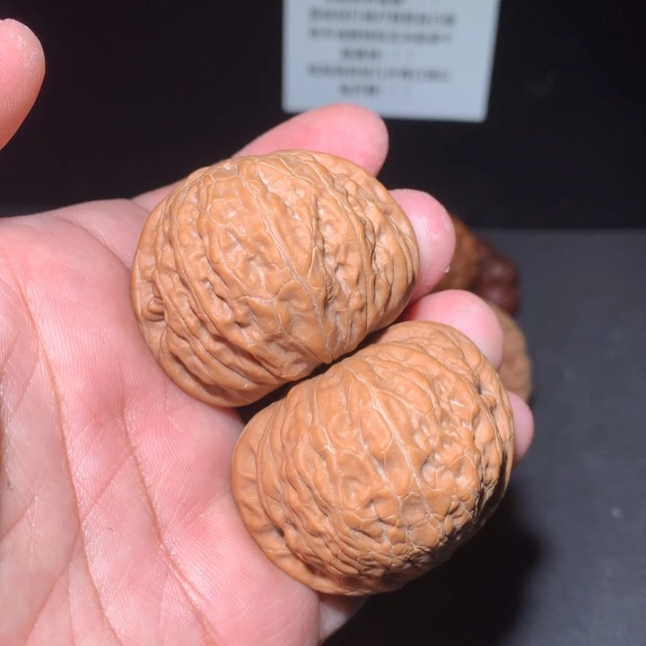 吊坠文玩核桃42+铁锤010