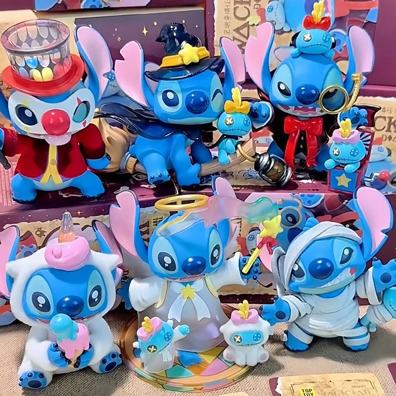 摆件搞怪盲盒可爱玩具儿童桌面史迪仔2.0手办史迪奇系列日记公仔