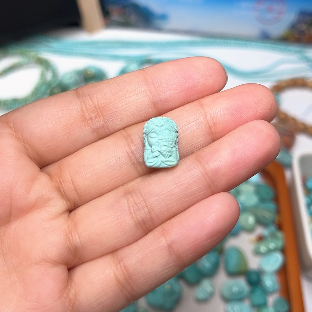 绿松石未镶嵌珠宝半成品