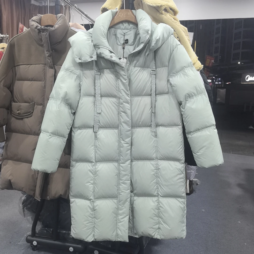 洁桥788女长款羽绒服外套