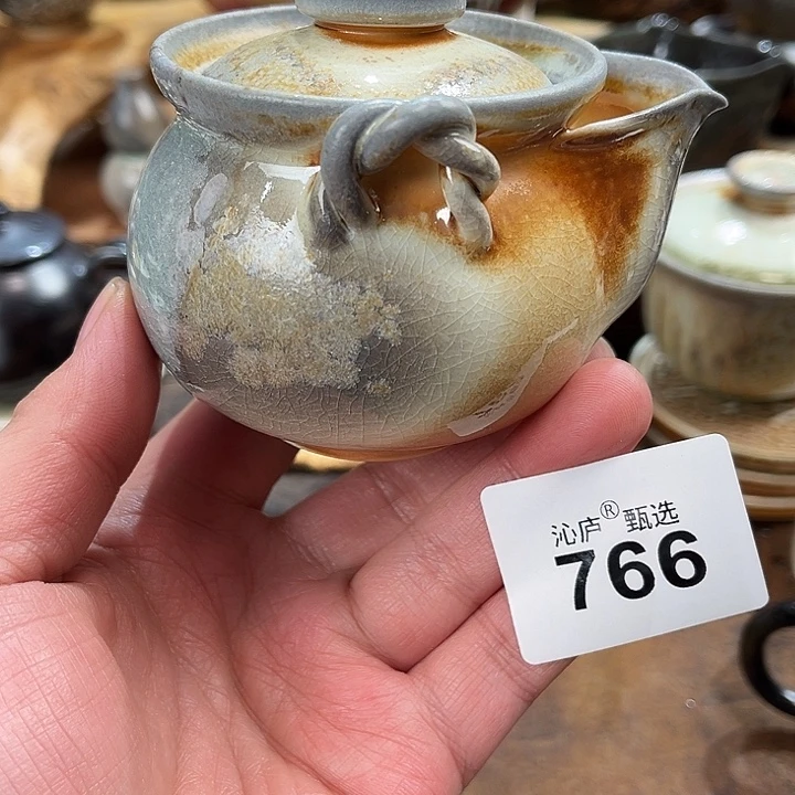 沁庐柴窑古法柴烧全手工茶具