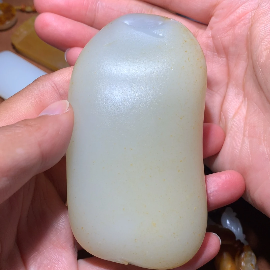 风***尘和田玉未镶嵌把件江山