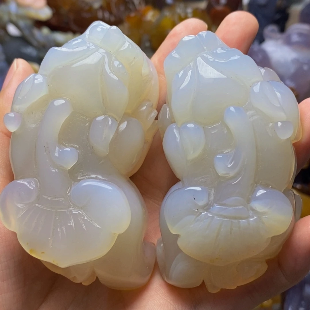 未镶嵌把件玛瑙/玉髓