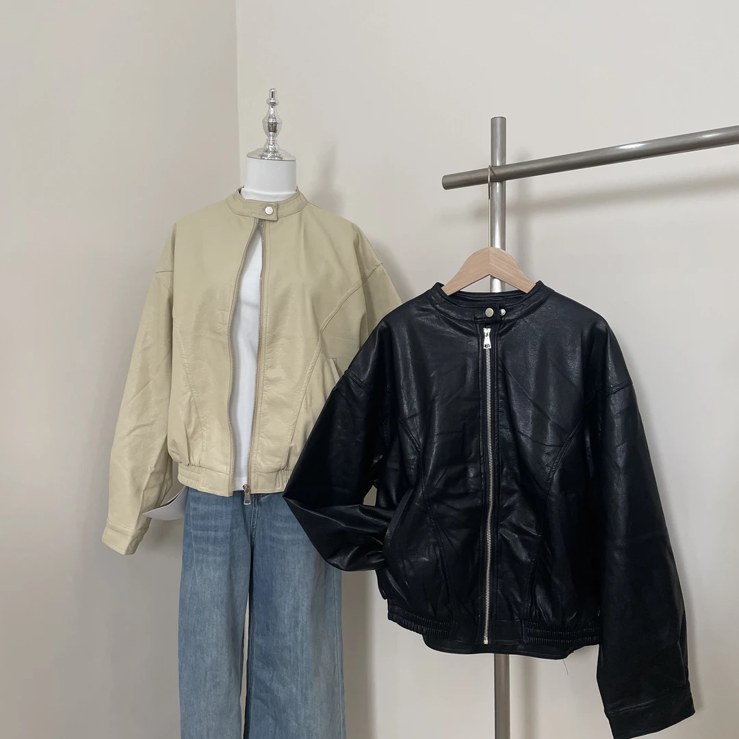 【1-100按编号】韩系春季设计款外套