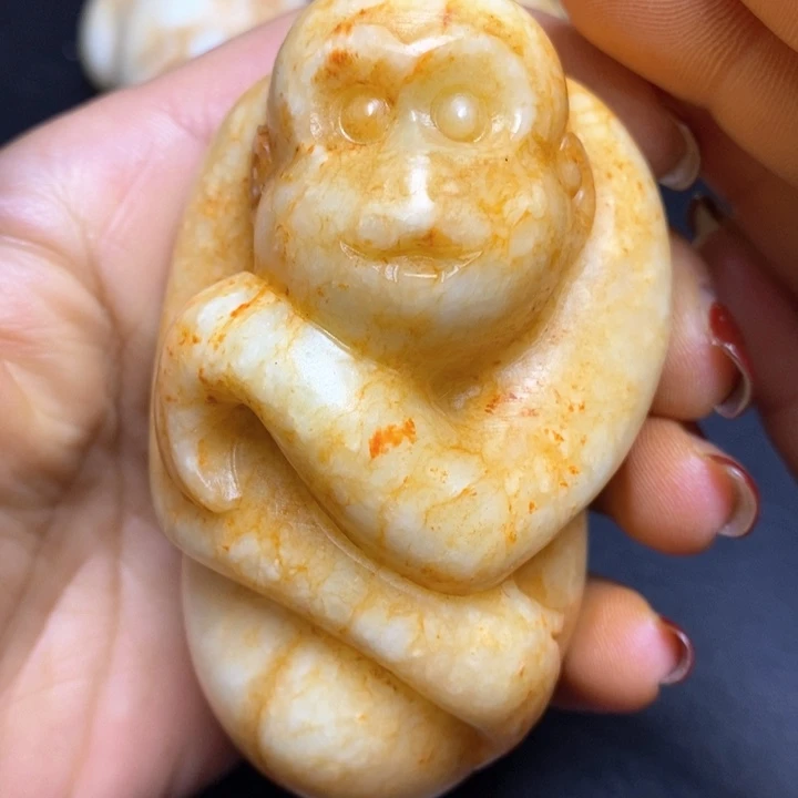 和田玉（糖玉）挂件未镶嵌