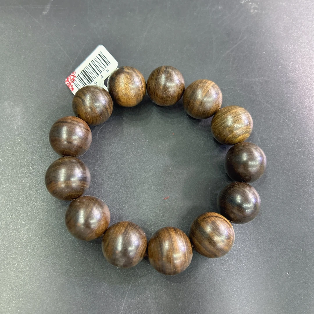 J0946  沉贵宝手串圆珠手串材质雕刻设计纹理独特日常佩戴显品味