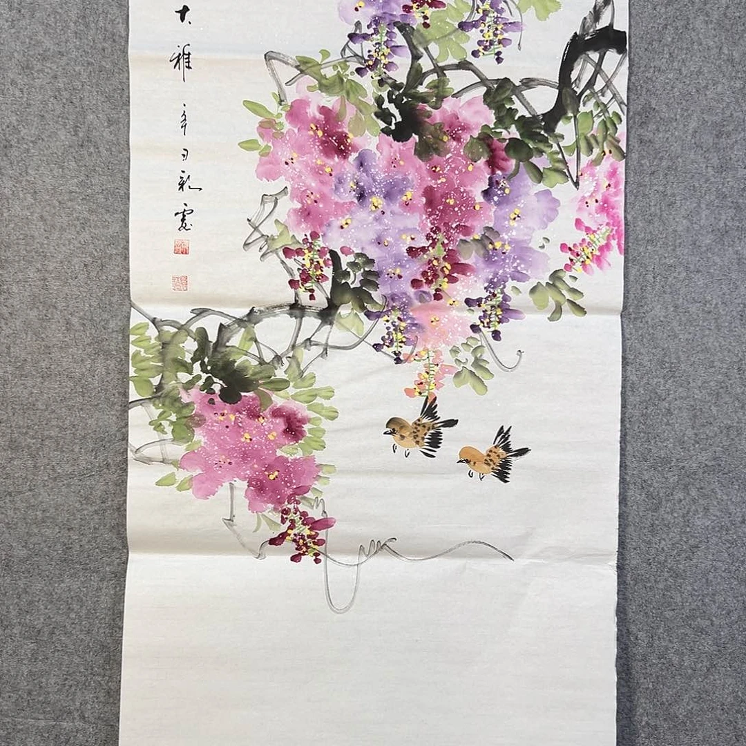 国画629 花鸟在此处飞翔也不太可能
