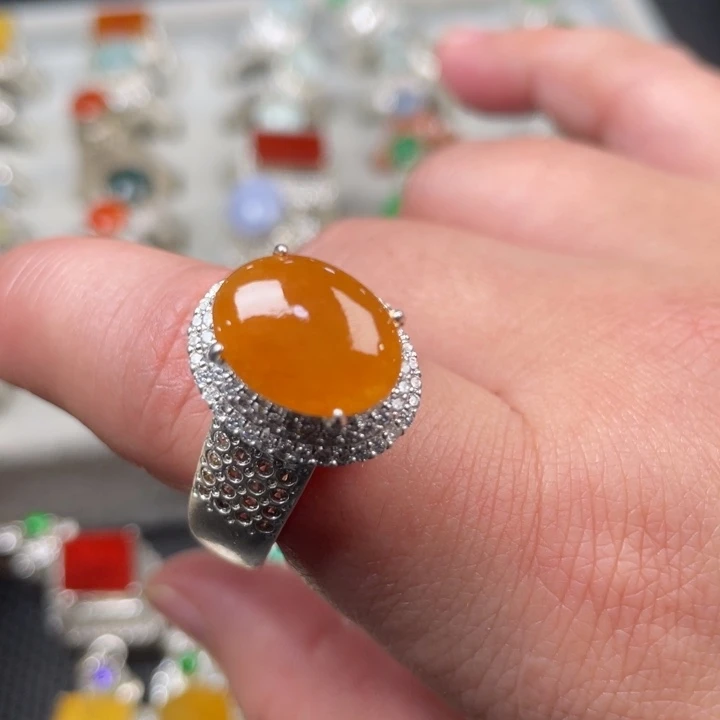 翡翠未镶嵌戒指缅甸天然翡翠