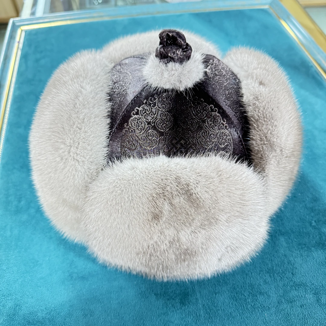 貂皮蒙古帽冬季保暖