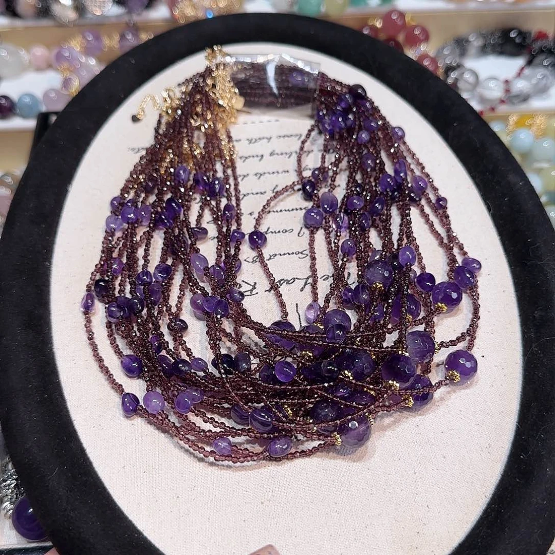 水晶手链未镶嵌多样性发一