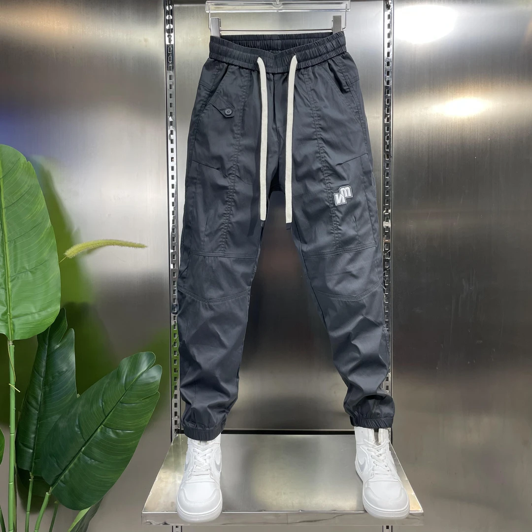 2025春夏男士束脚休闲裤松紧腰户外百搭潮流时尚男裤 1026#