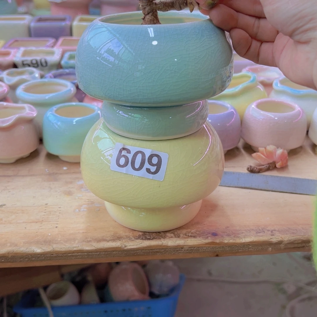 陶瓷花盆当场凑满12包邮