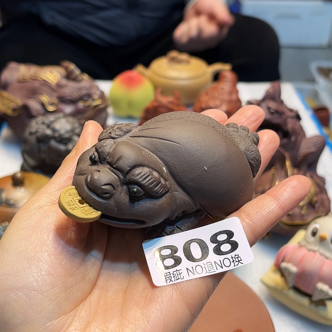 紫砂茶宠紫砂瑕疵