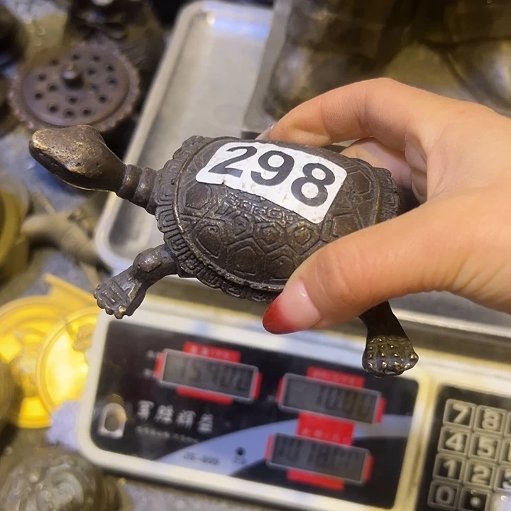 黄铜摆件，文房摆件