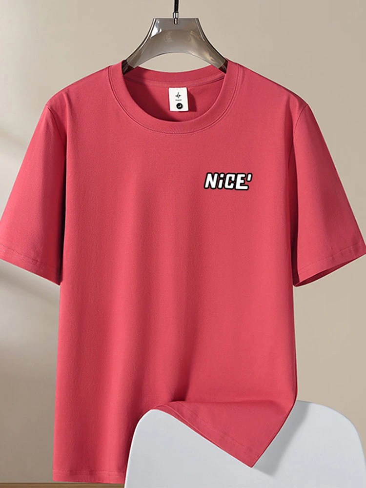 索罗纳冰感立体刺绣男女同款T恤春夏