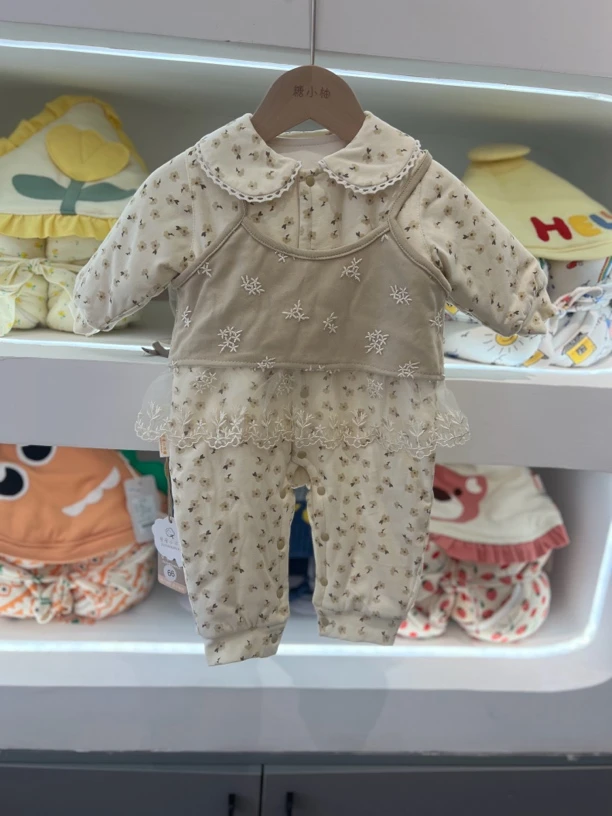 80克薄棉连体哈衣居居家小可爱