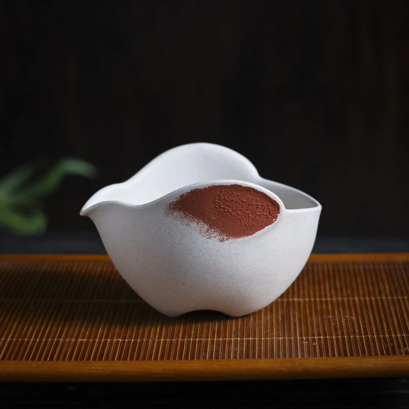 【慕白茶集】 见铭造-白段兔-公道杯-200ML（见铭0048）