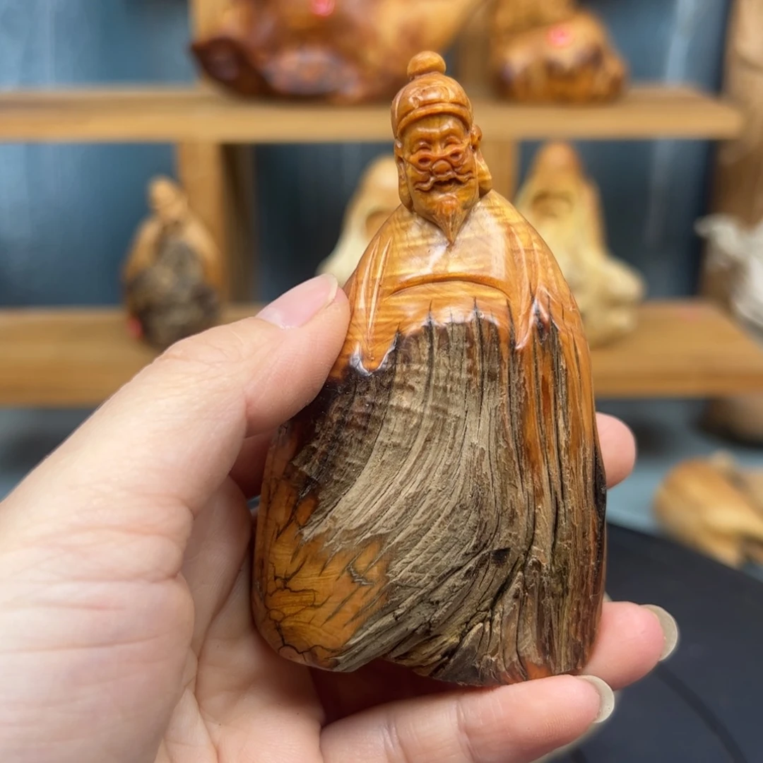 木用****7崖柏木摆件手把件