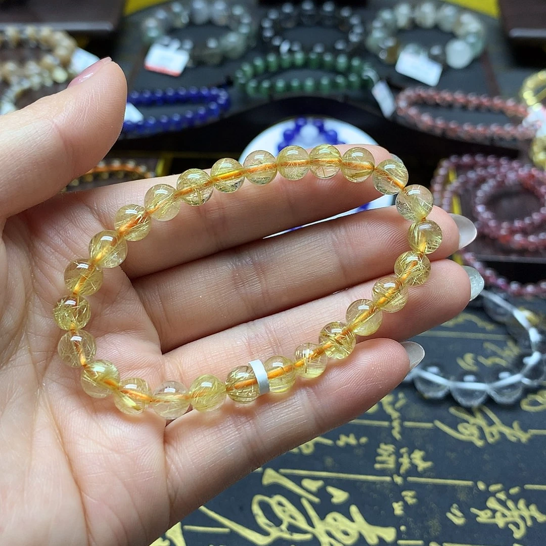 水晶未镶嵌手链手链