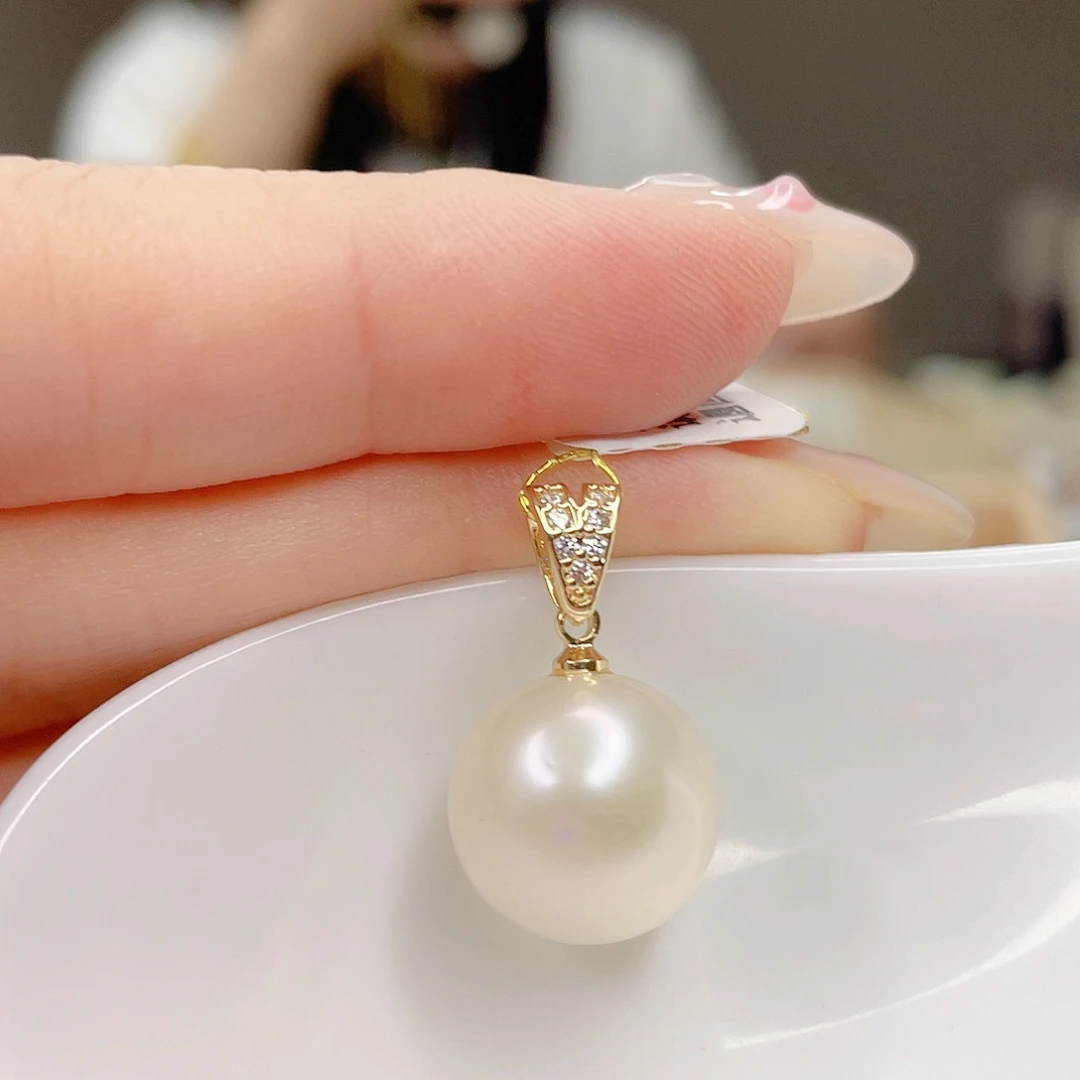 淡水珍珠未镶嵌吊坠(赠链)