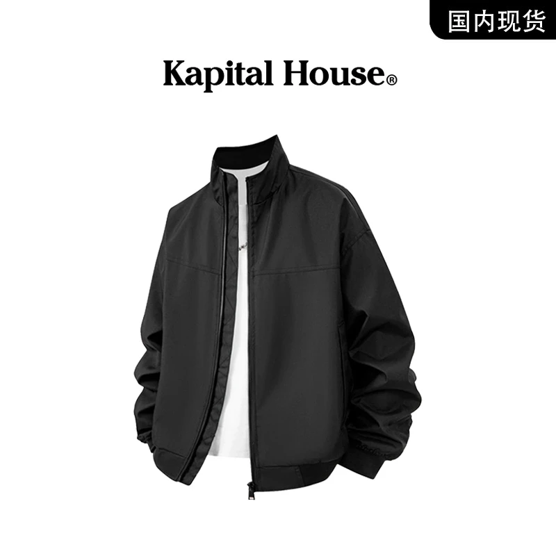 【品牌现货撤柜】kapital house 秋季新款美式休闲立领飞行夹克外套