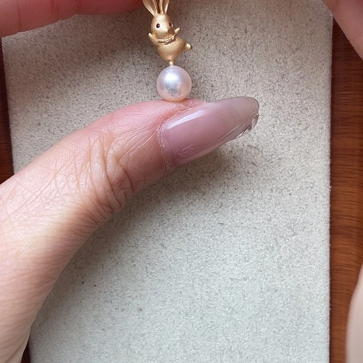 银S925镶嵌吊坠(不含链)海水珍珠