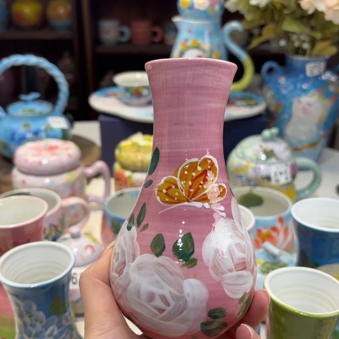 嘟***景德镇手绘高温釉下彩陶瓷茶具