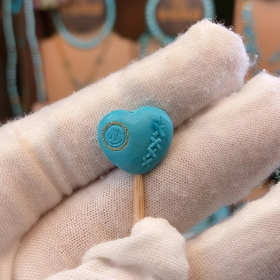 绿松石未镶嵌配饰