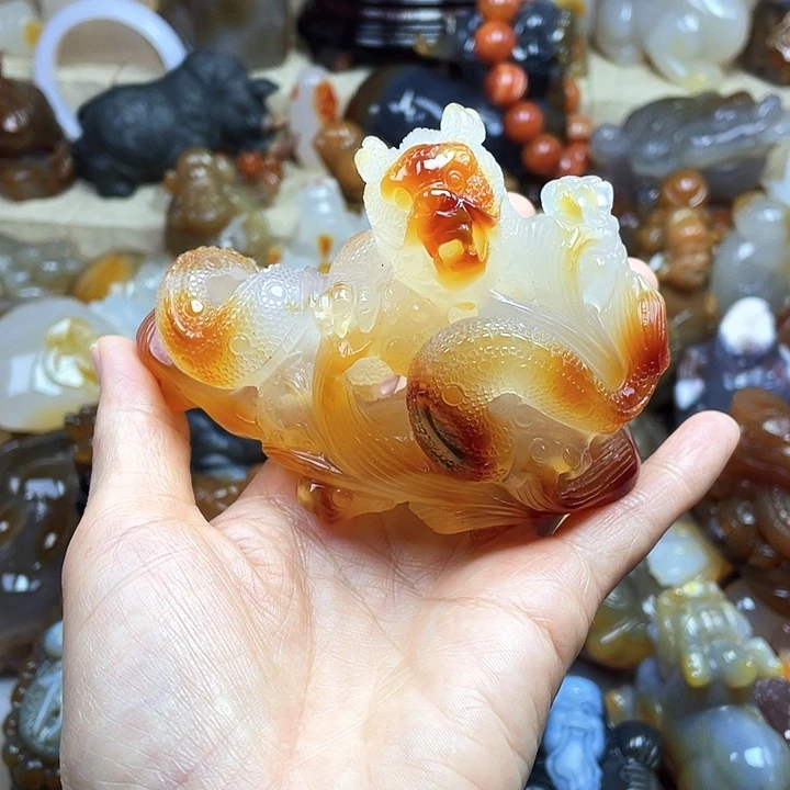 玛瑙/玉髓饰品未镶嵌晨**远