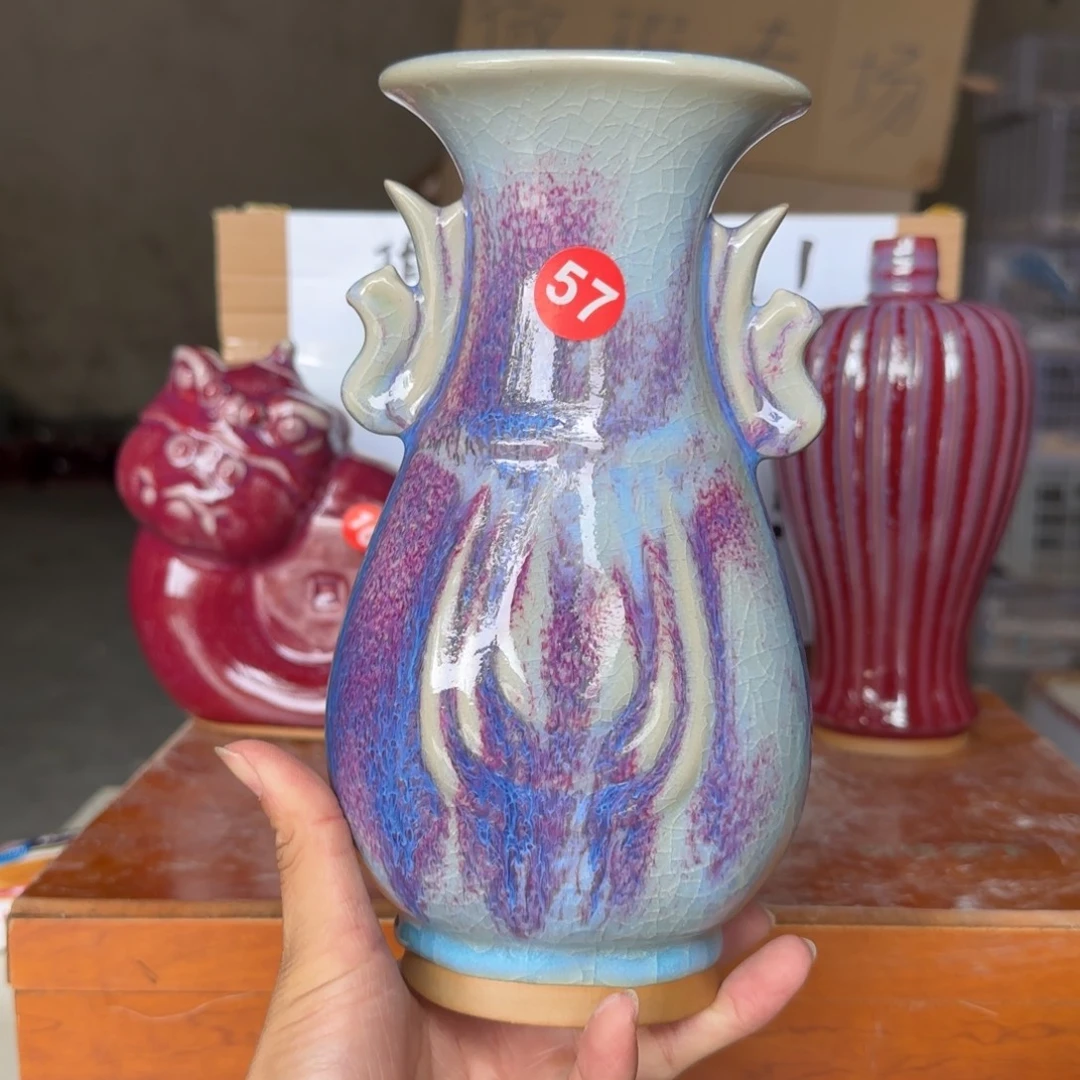 摆件郑家钧瓷摆件微瑕