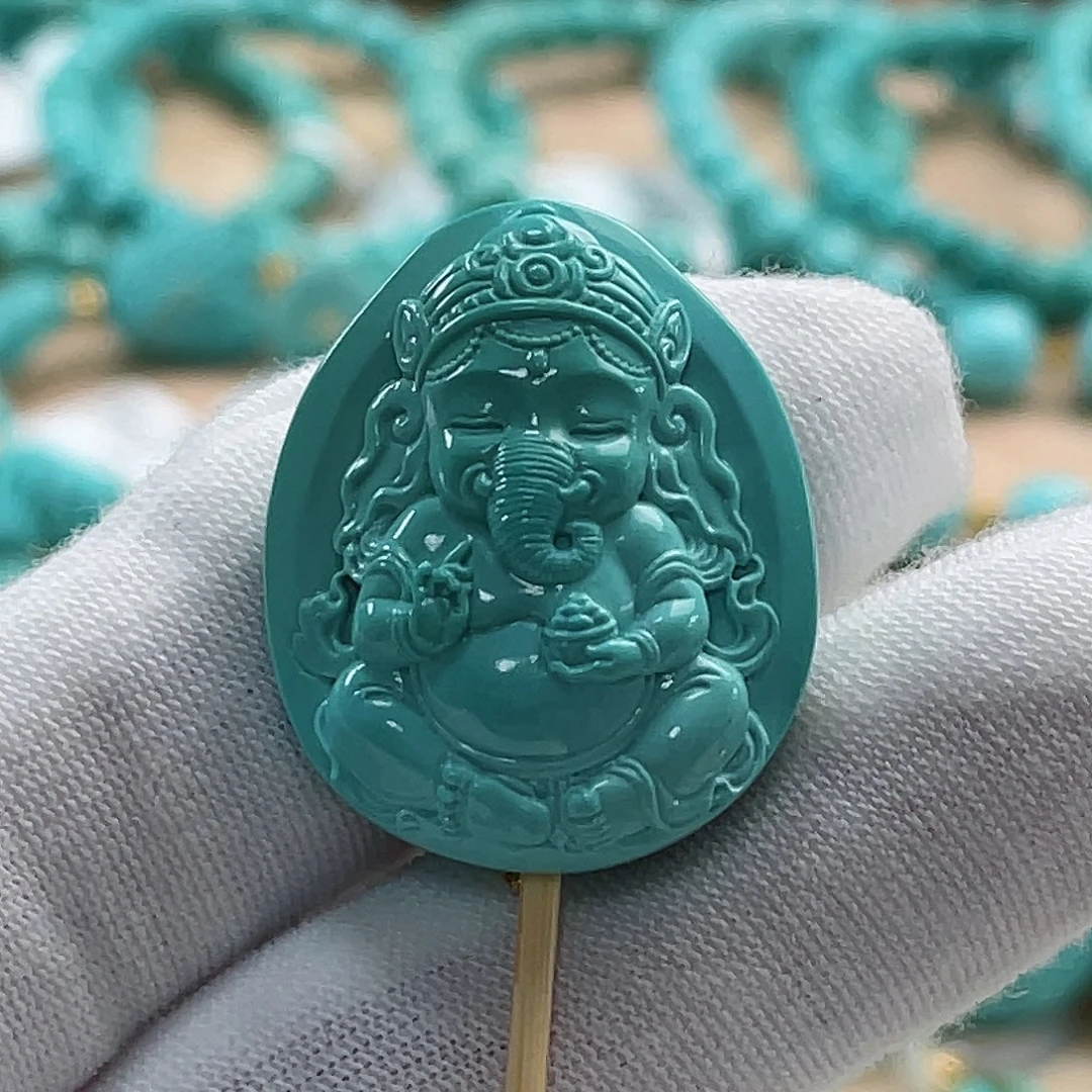 绿松石珠宝奇石未镶嵌