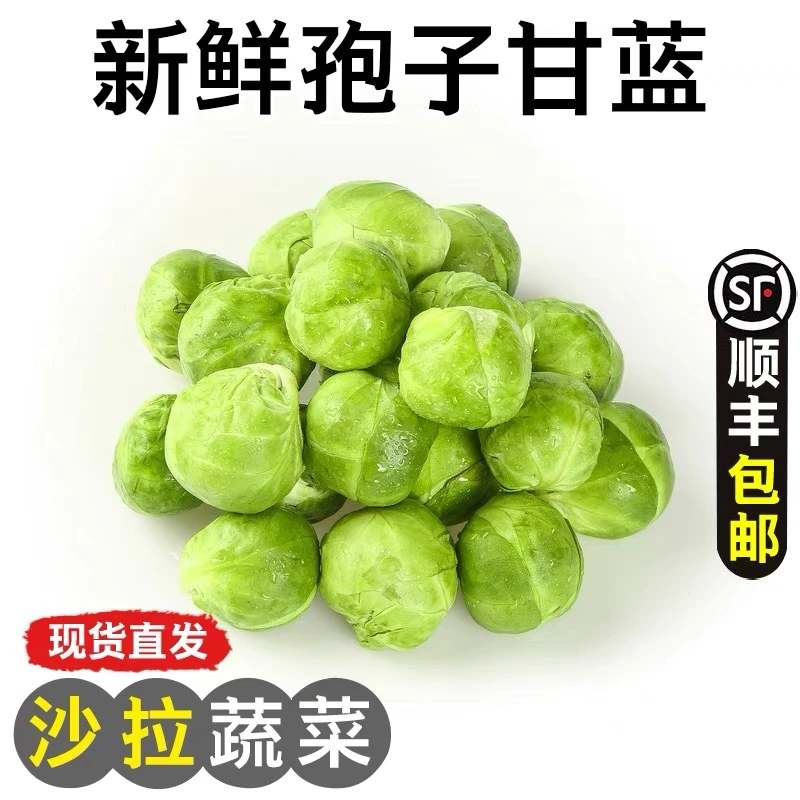 【顺丰包邮】新鲜孢子甘蓝抱子甘蓝小卷心菜小包菜西餐轻食蔬菜沙拉