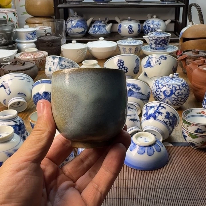 青花瓷器杯子茶具