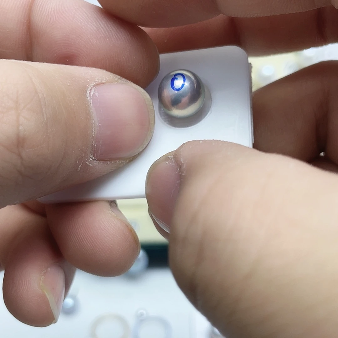 d***i银S925镶嵌耳饰淡水珍珠