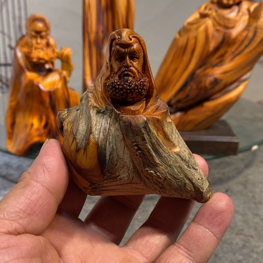【闪购商品】柏木（崖柏）根雕木雕工艺品摆件家居手把件