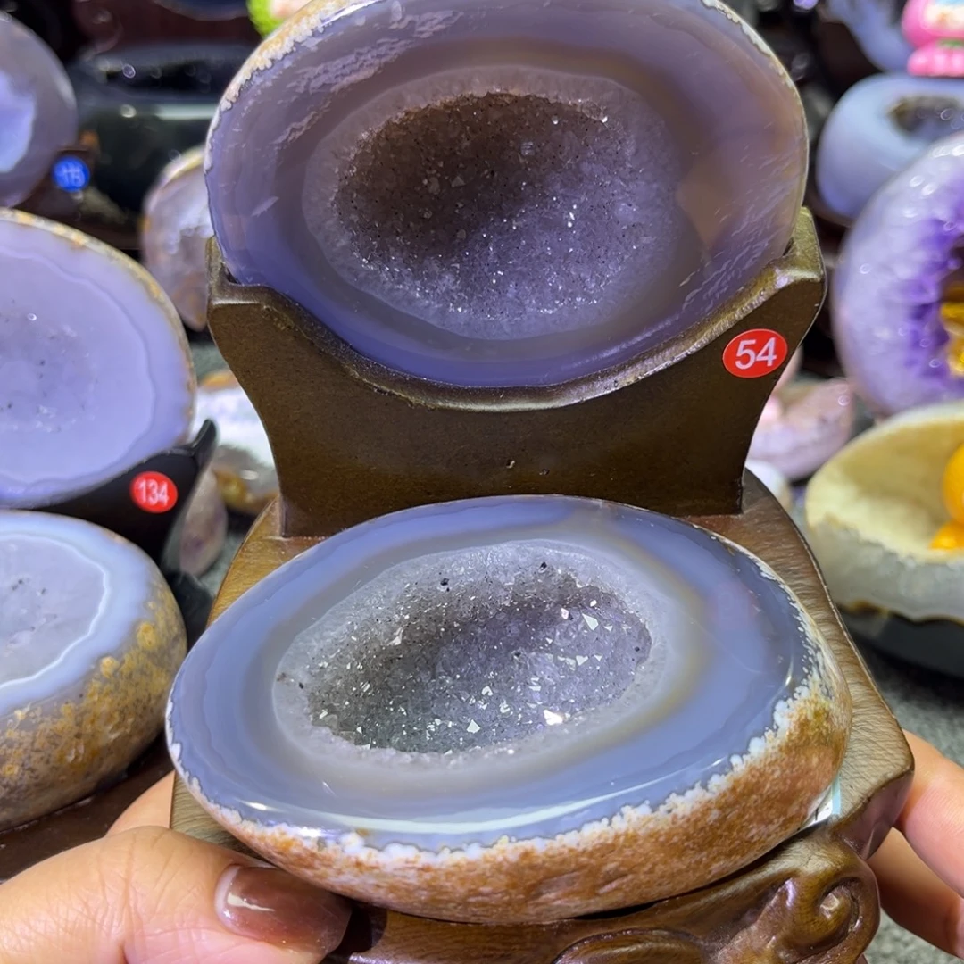 紫晶未镶嵌摆件水晶